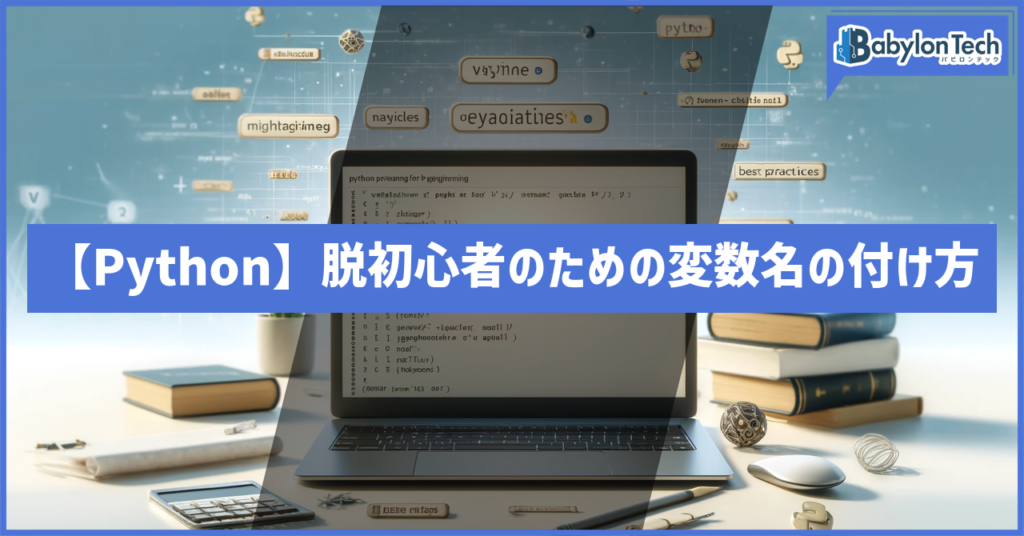 【Python】脱初心者のための変数名の付け方
